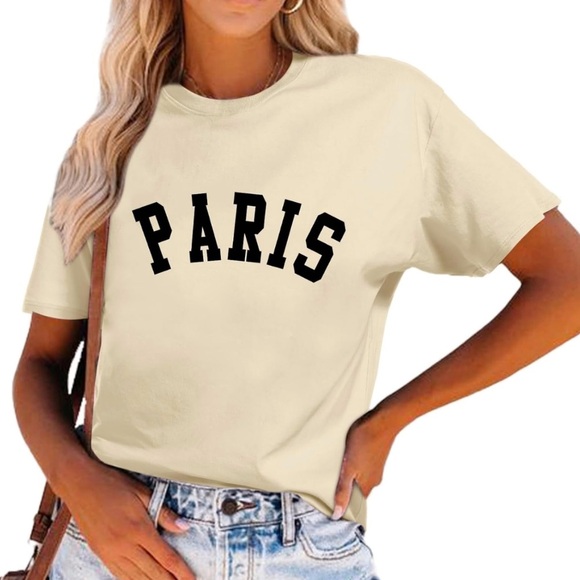 Tops - Paris Cotton T-Shirt Size XSmall